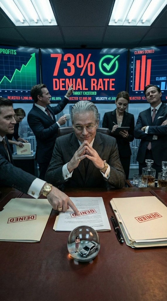 Second Chair campaign — insurance company claim denial statistics.