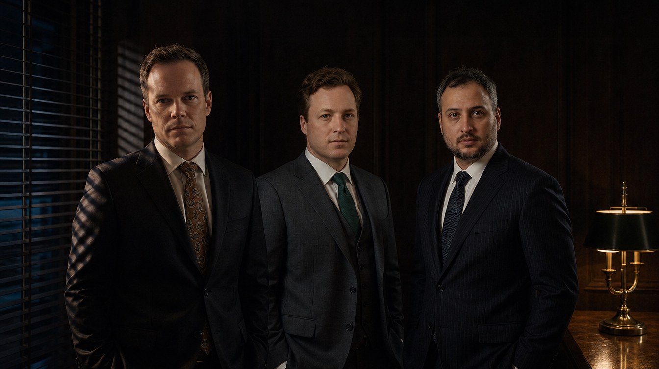 Davis Ballard, Alex DuBelko and Sasha Zinshtein, the three founders of Second Chair